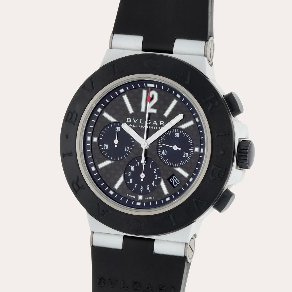 Bulgari Diagono, Reference AC 44 TA | An aluminium chronograph wristwatch | Circa 2011