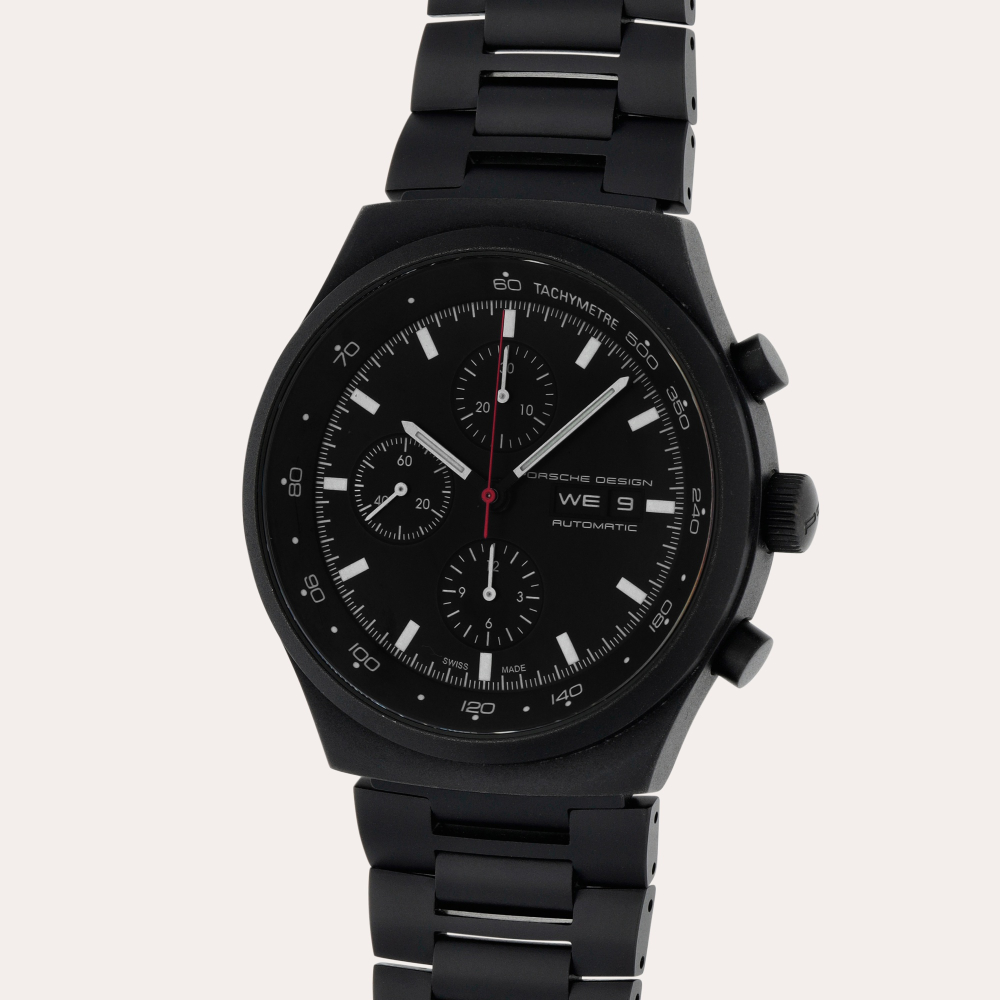 Porsche Design Reference P'6510 | A limited edition stainless steel chronograph wristwatch with day, date and bracelet | Circa 2010