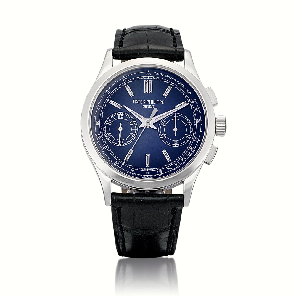 Reference 5170  A platinum and diamondset chronograph wristwatch Circa 2019   5170  2019