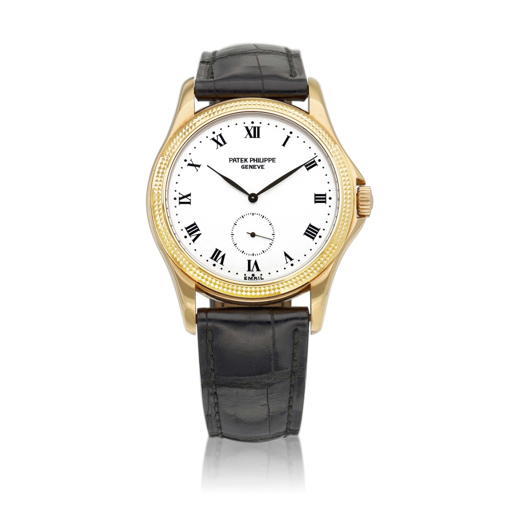 Reference 5115  A pink gold wristwatch with enamel dial Circa 2007    5115 2007