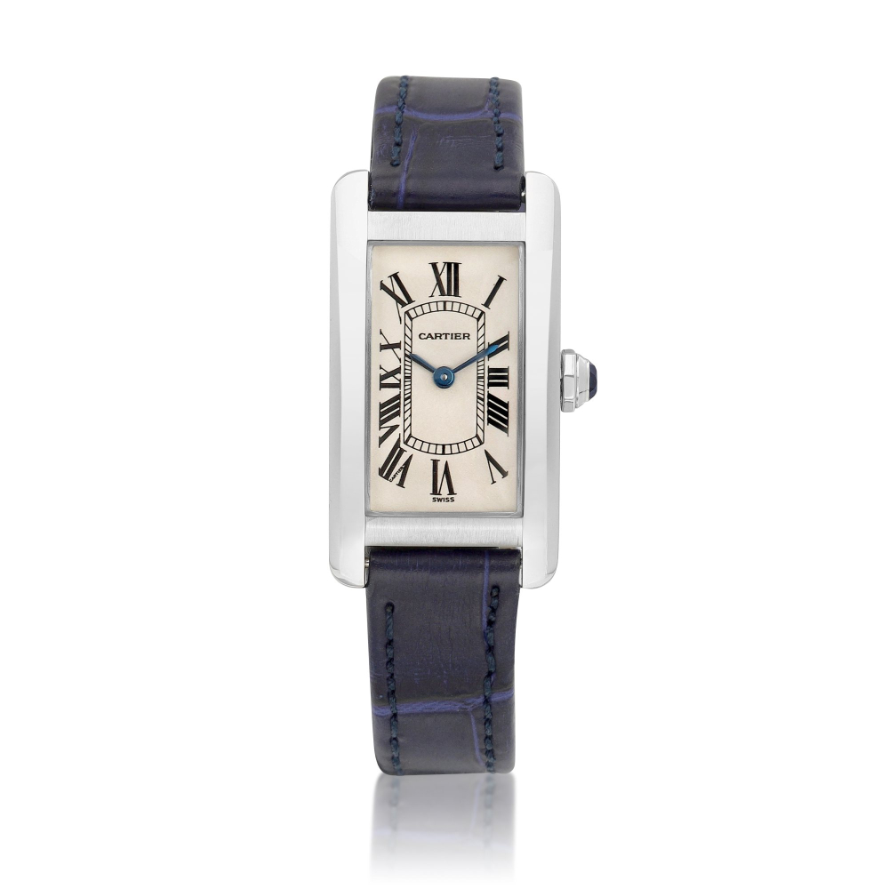 Tank Amricaine Reference 1713  A white gold wristwatch Circa 2007    Tank Amricaine 1713  2007