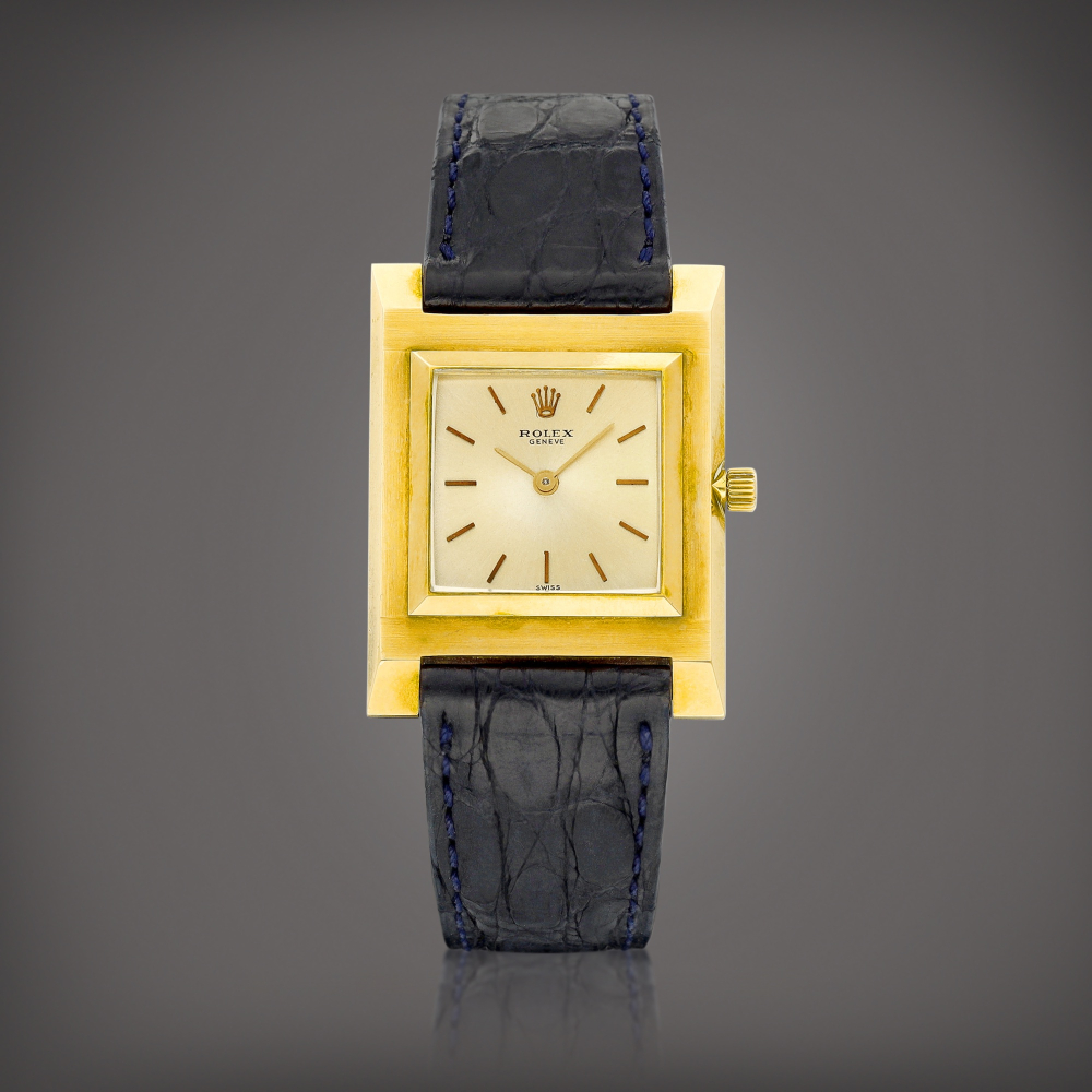 Reference 9578  A yellow gold wristwatch Circa 1964     9578  1964
