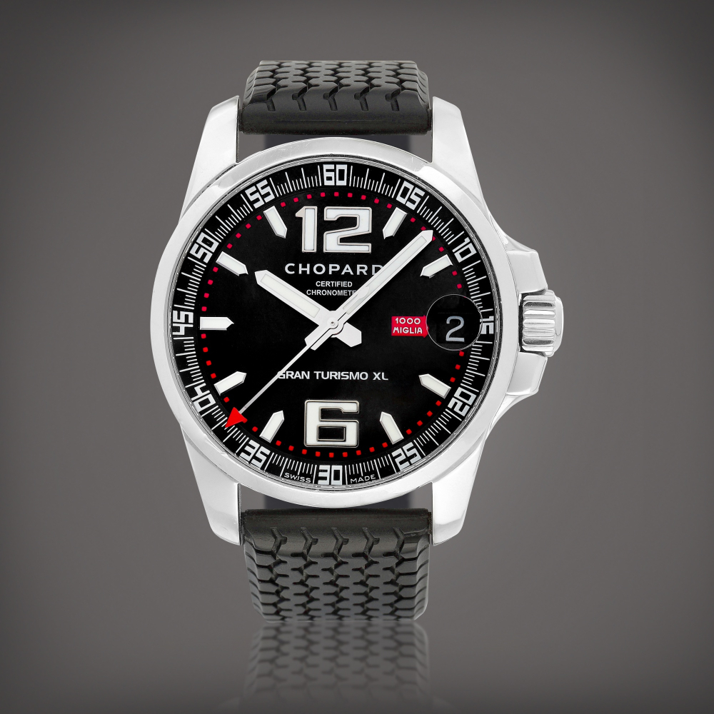 Mille Miglia Gran Turismo XL Reference 1689973001  A limited edition stainless steel wristwatch with date Circa 2007    Mille Miglia Gran Turismo XL 1689973001  2007