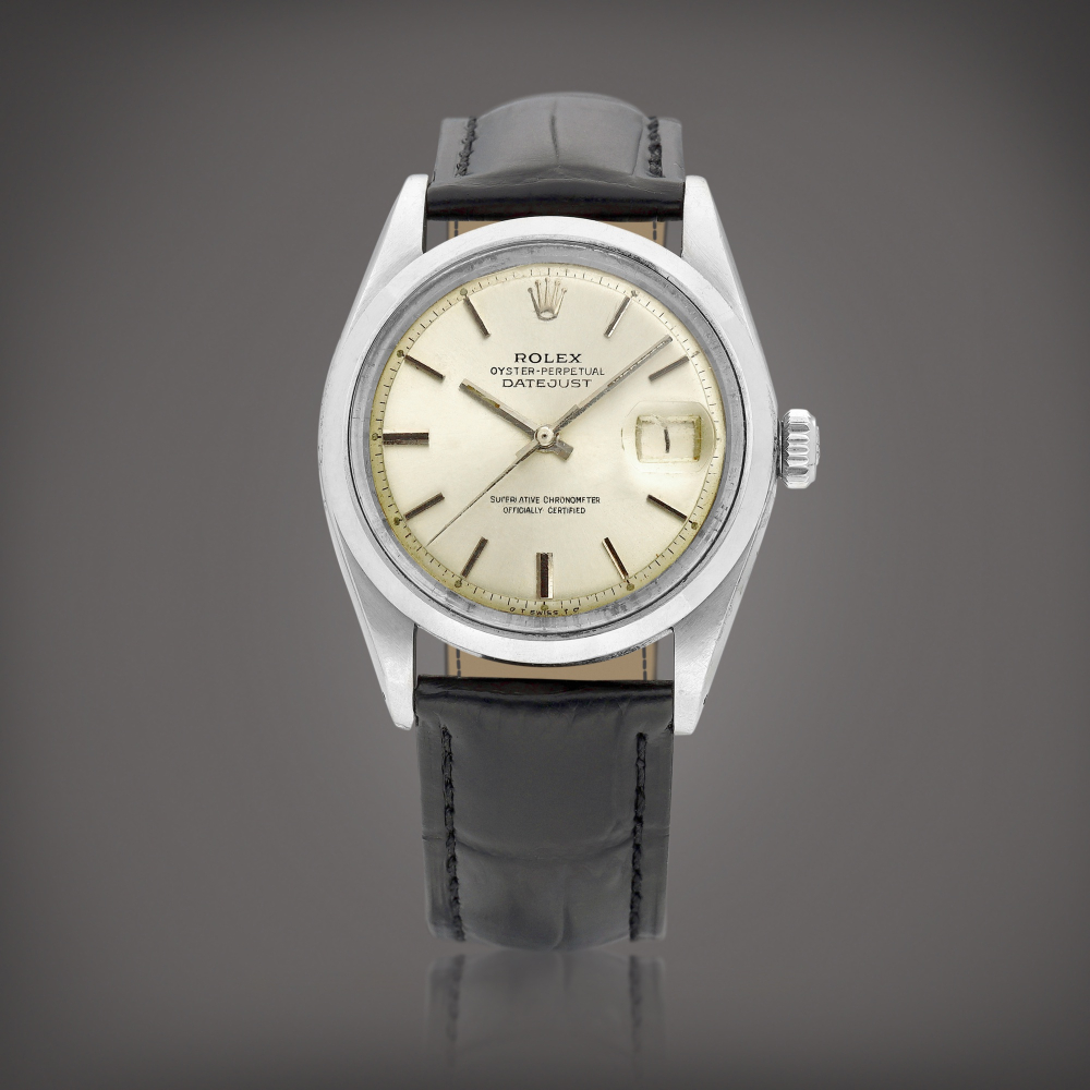 DateJust Reference 1600  A stainless steel wristwatch with date Circa 1975    DateJust 1600  1975