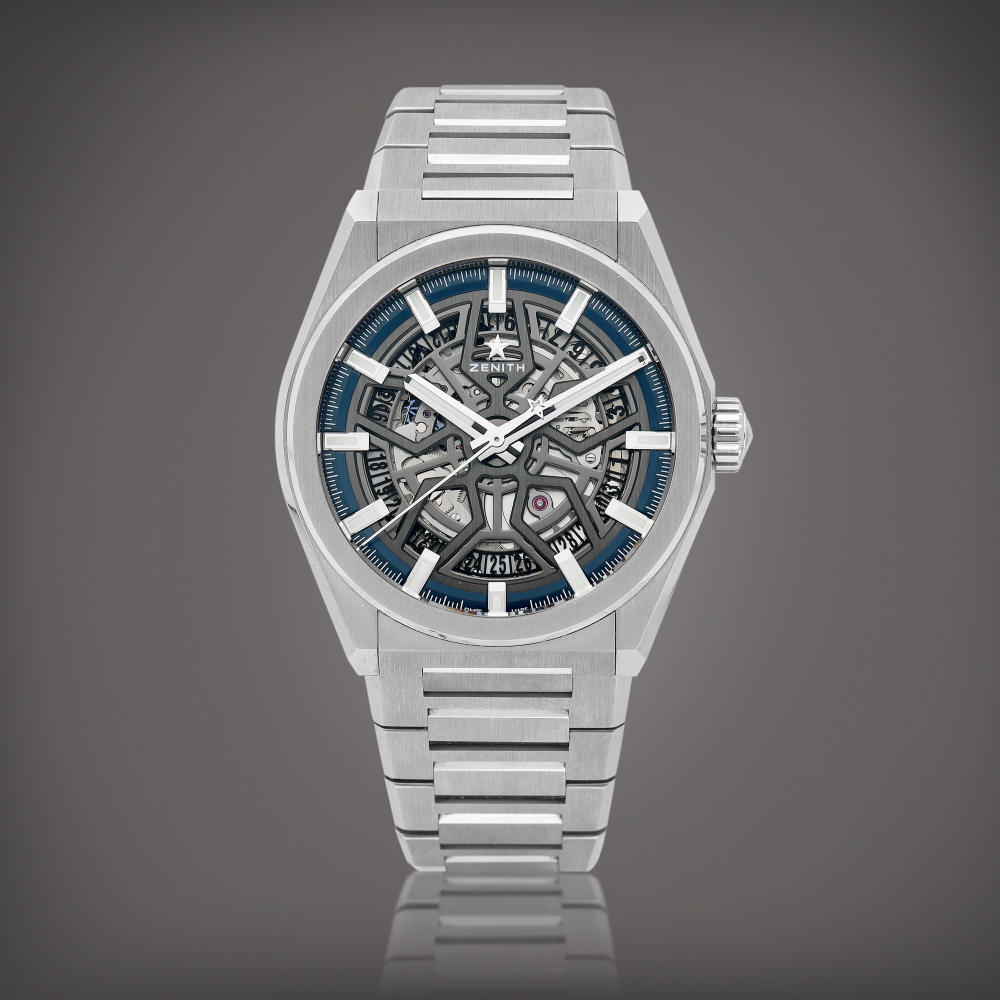 Defy Classic Reference 959000670  A titanium semiskeletonised bracelet watch with date Circa 2020    Defy Classic 959000670  2020