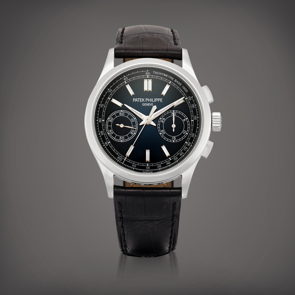 Reference 5170  A platinum and diamondset chronograph wristwatch Circa 2019    5170  2019