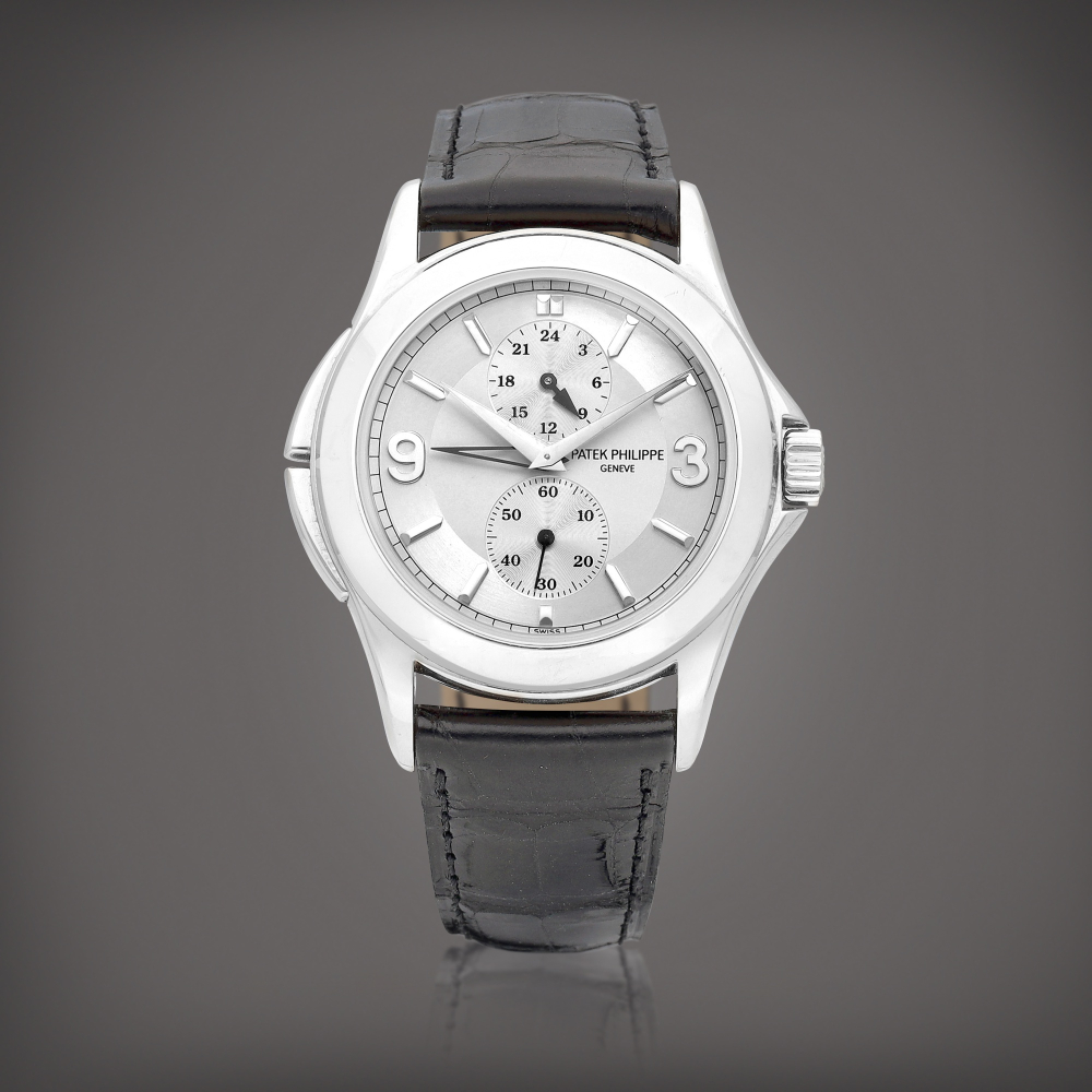 Reference 5134  A white gold dual time zone wristwatch with 24 hour indication Made in 2007    5134  242007