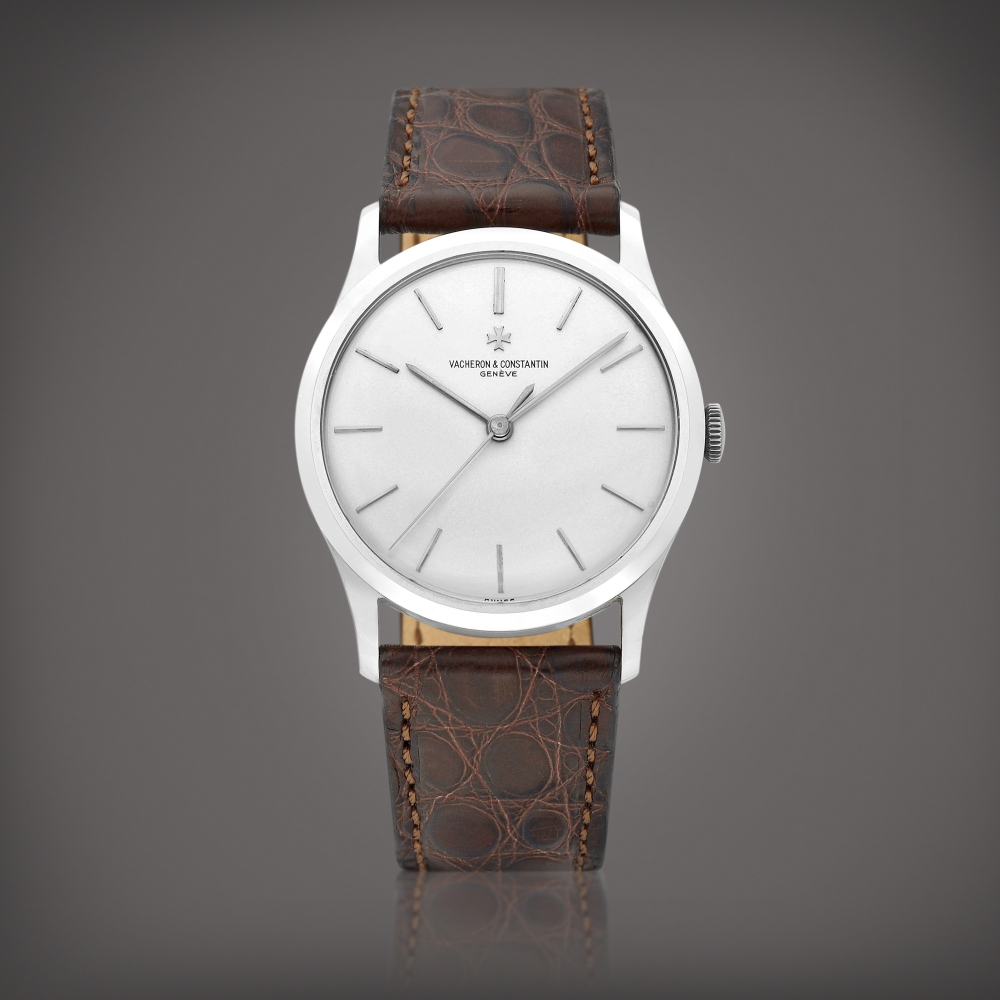 Reference 4217  A white gold wristwatch Circa 1960    4217  1960