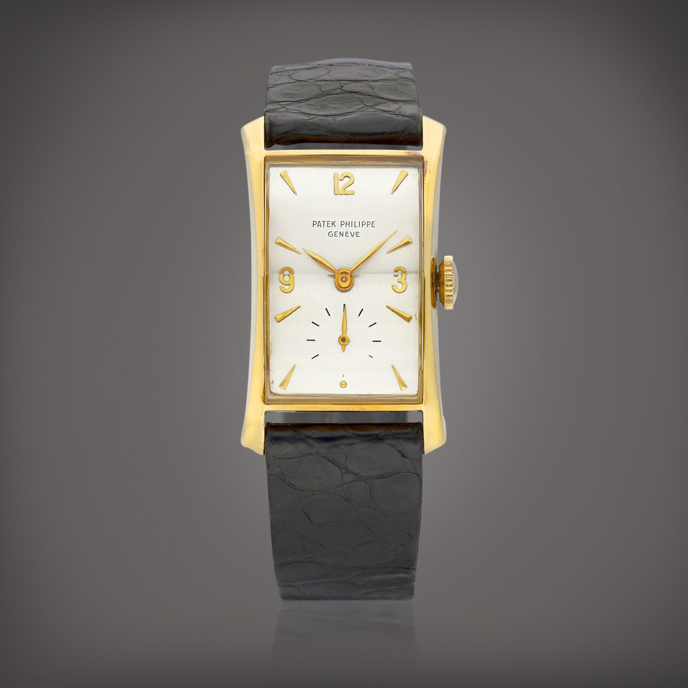 Reference 2468  A yellow gold wristwatch Circa 1950   2468  1950