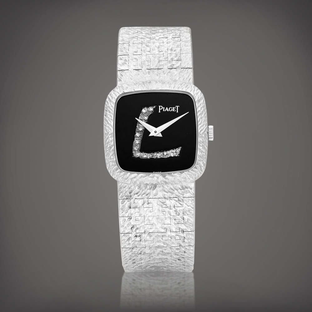 Reference 9902 A26  A white gold and diamondset bracelet watch Circa 1980    9902 A26  1980