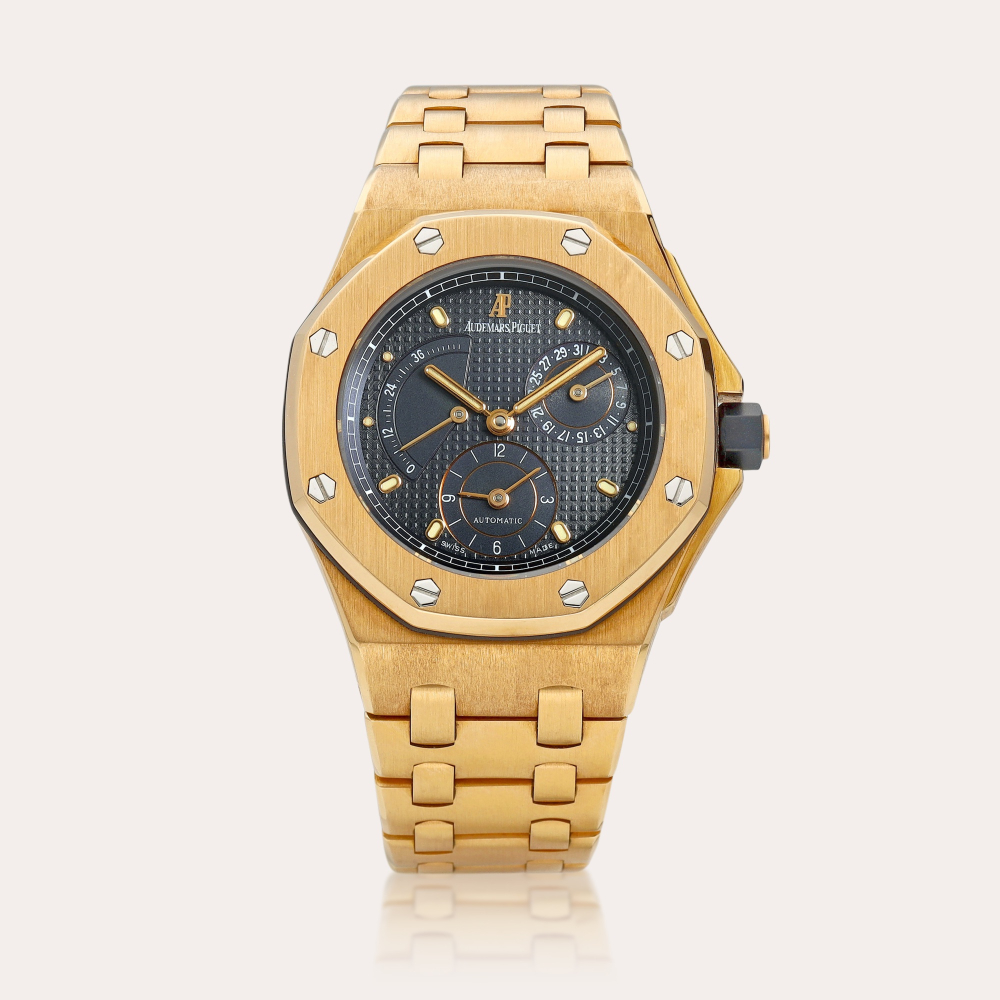 Audemars Piguet Royal Oak Offshore, Reference 25970OR.OO.1010OR.01 | A limited edition pink gold dual time bracelet watch with date and power reserve indication, Made to commemorate the handover of Hong Kong to China, Circa 1997 | 愛彼 | 皇家橡樹離
