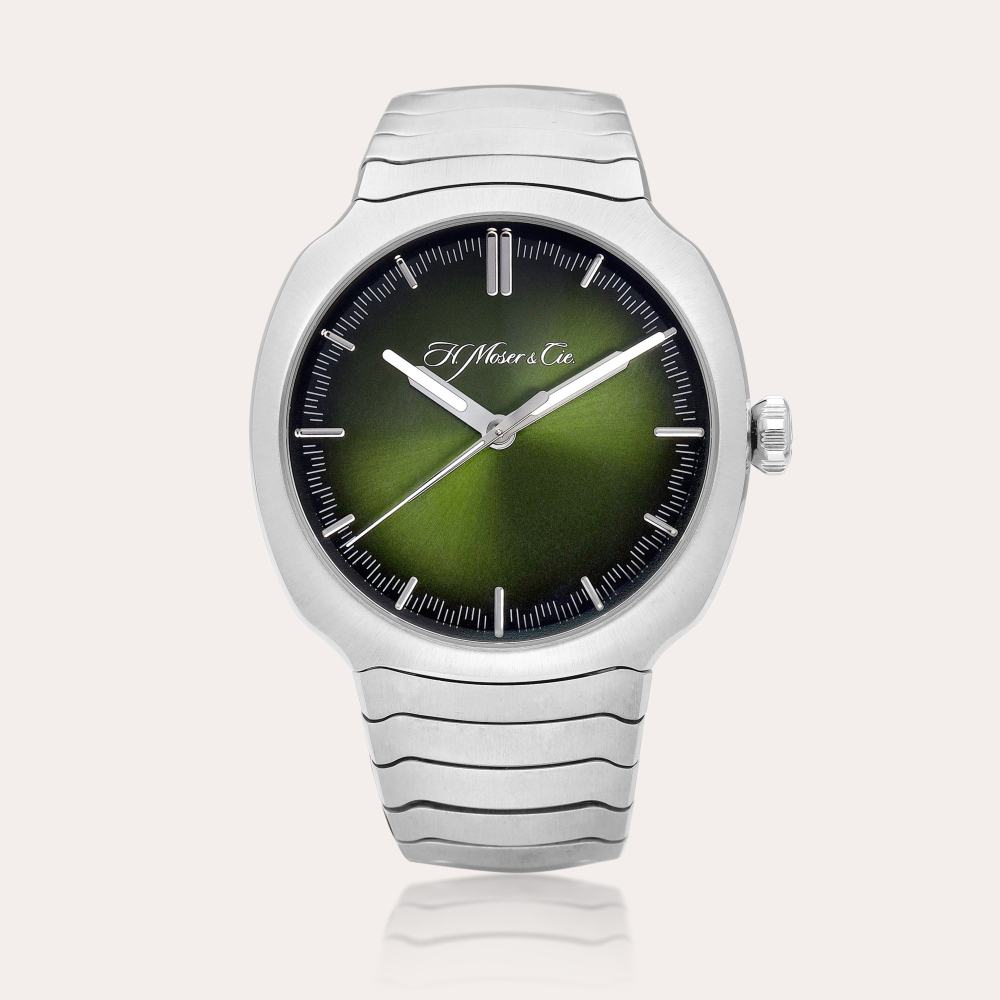 H. Moser Cie Streamliner, Reference 6200-1200 | A stainless steel bracelet watch, Circa 2021 | 亨利慕時 | Streamliner 型號 6200-1200 | 精鋼鏈帶腕錶，約2021年製