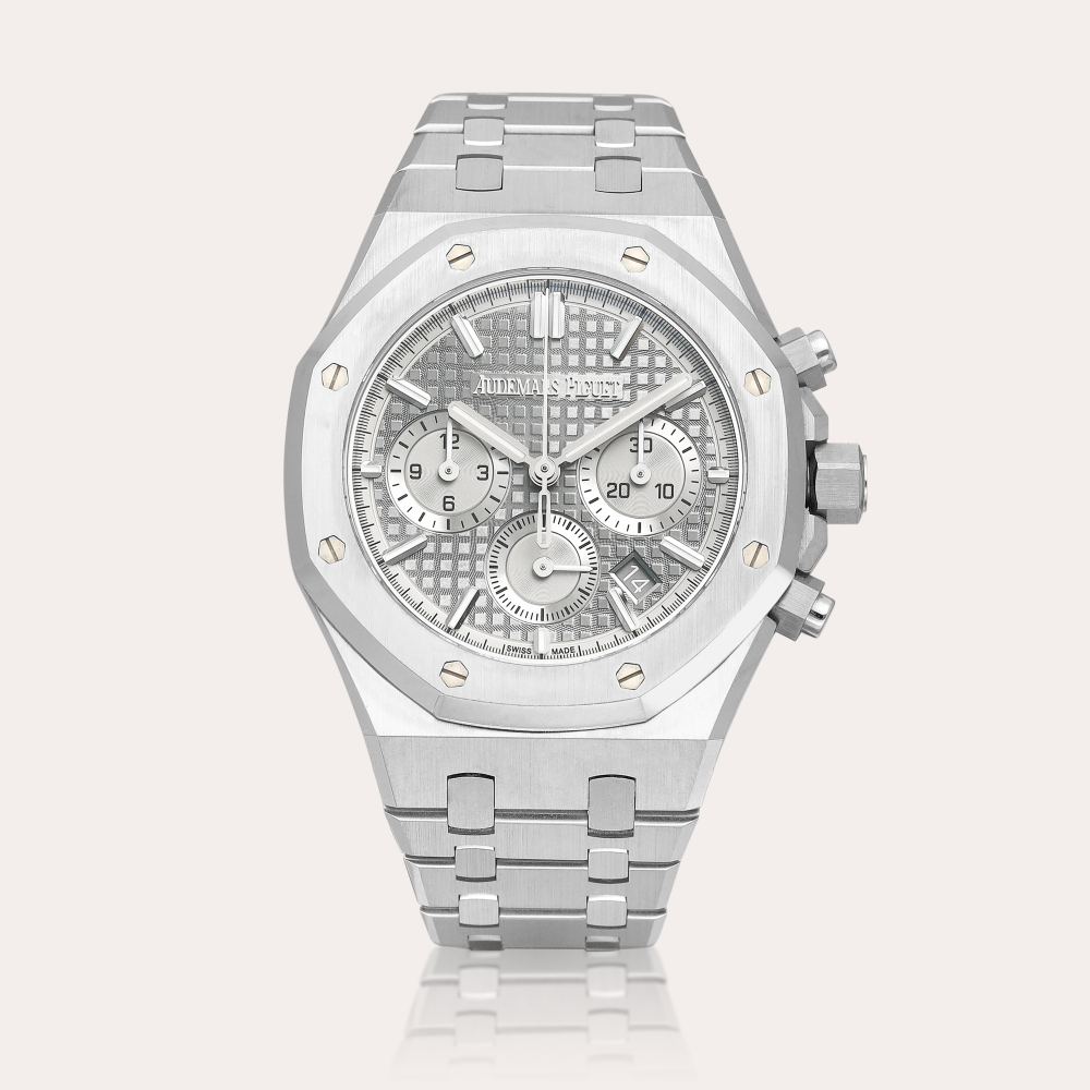 Audemars Piguet Royal Oak, Reference 26715ST | A stainless steel chronograph bracelet watch with date, Circa 2023 | 愛彼 | 皇家橡樹系列 型號26715ST | 精鋼計時鏈帶腕錶，備日期顯示，約2023年製