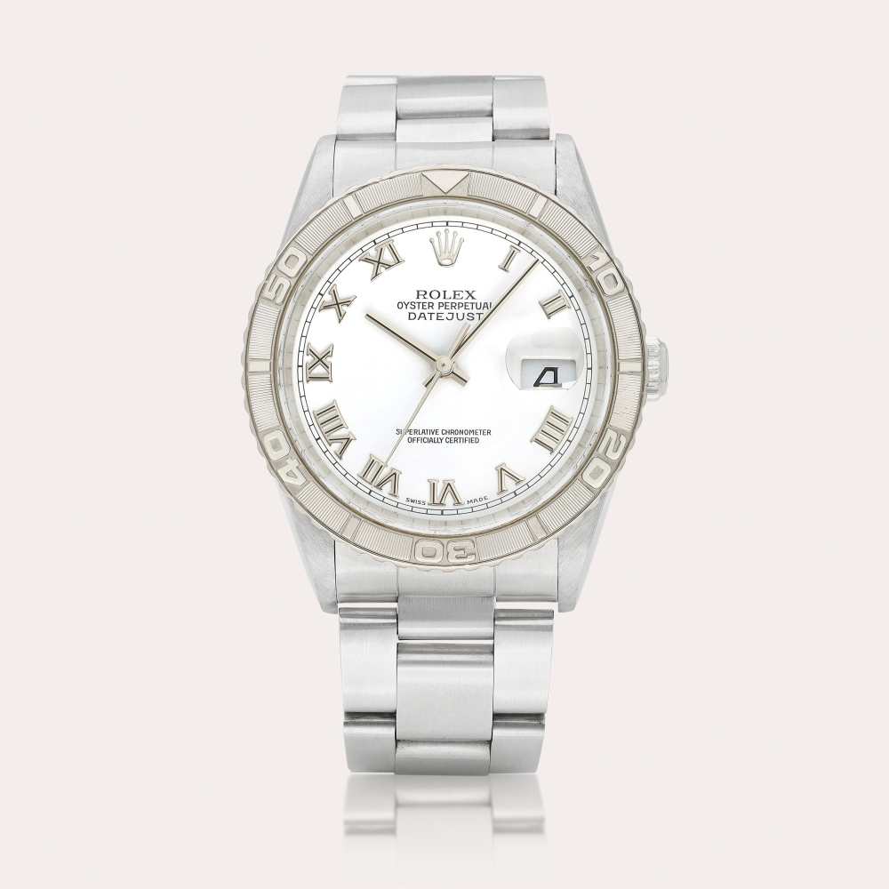 Rolex DateJust Turn-O-Graph, Reference 16264 | A stainless steel wristwatch with date and bracelet, Circa 2000 | 勞力士 | DateJust Turn-O-Graph 型號16264 | 精鋼鏈帶腕錶，備日期顯示，約2000年製