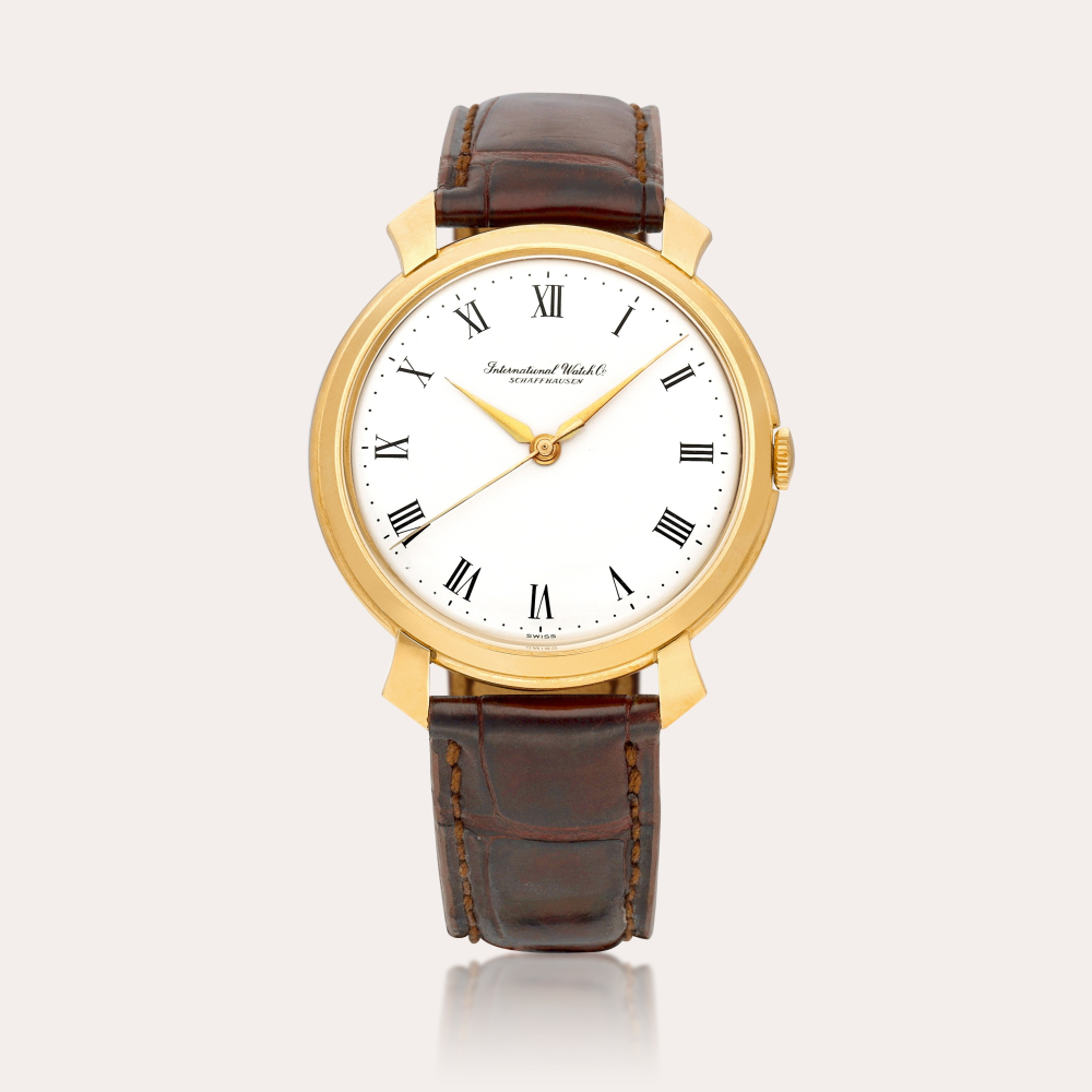 IWC “Shark Fin" | A pink gold wristwatch, Circa 1964 | 萬國 | “Shark Fin" 粉紅金腕錶，約1964年製
