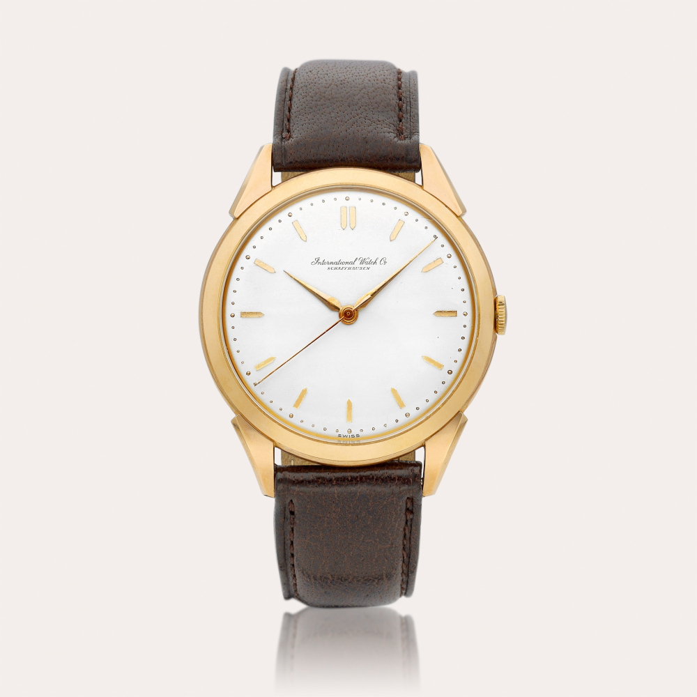 IWC A pink gold wristwatch, Circa 1957 | 萬國 | 粉紅金腕錶，約1957年製