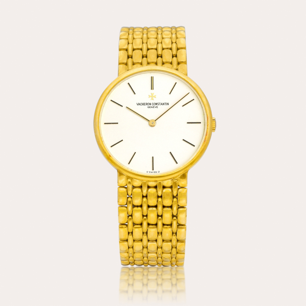 Vacheron Constantin Reference 39029 | A yellow gold bracelet watch, Circa 1980 | 江詩丹頓 | 型號39029 | 黃金鏈帶腕錶，約1980年製