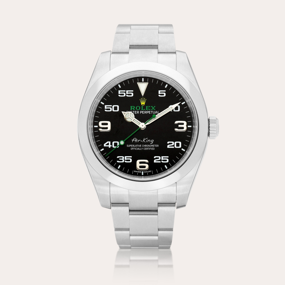 Rolex Air-King, Reference 116900 | A stainless steel wristwatch with bracelet, Circa 2017 | 勞力士 | Air-King 型號116900 | 精鋼鏈帶腕錶，約2017年製