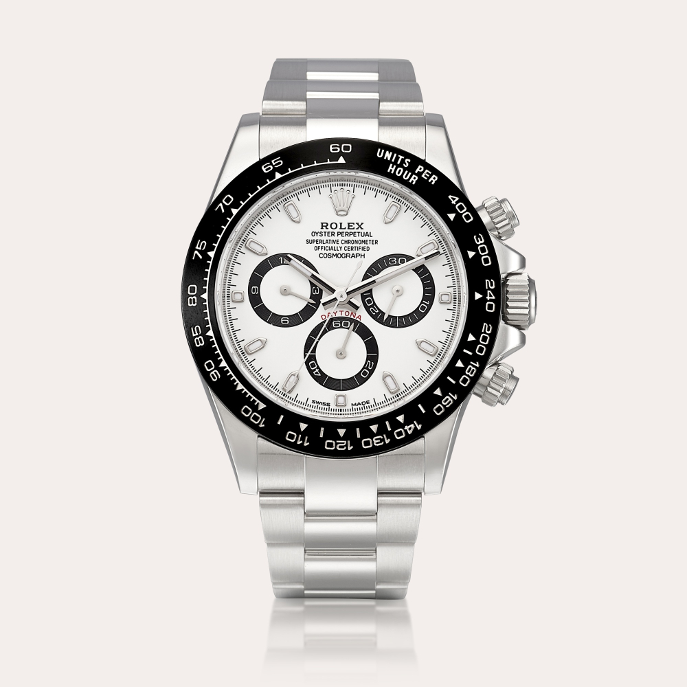 Rolex Cosmograph Daytona, Reference 116500LN | A stainless steel chronograph wristwatch with bracelet, Circa 2016 | 勞力士 | Cosmograph Daytona 型號116500LN | 精鋼計時鏈帶腕錶，約2016年製