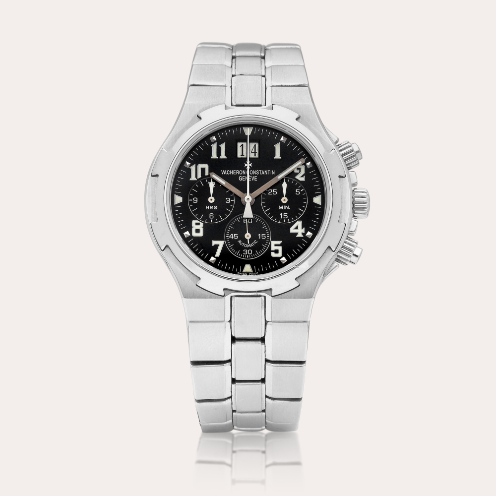Vacheron Constantin Overseas, Reference 49140 | A stainless steel chronograph bracelet watch with date, Circa 2000 | 江詩丹頓 | Overseas 型號49140 | 精鋼計時鏈帶腕錶，備日期顯示，約2000年製