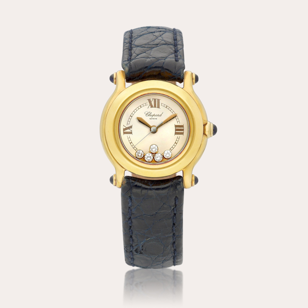 Chopard Happy Sport, Reference 27/6149-23 | A yellow gold and diamond-set wristwatch, Circa 1993 | 蕭邦 | Happy Sport 型號27/6149-23 | 黃金鑲鑽石腕錶， 約1993年製