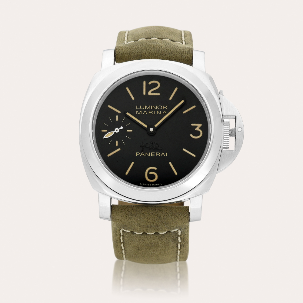 Panerai Luminor Marina Saudi Arabia Boutique, Reference PAM456 | A limited edition stainless steel wristwatch, Made for the opening of the Saudi Arabia Al Khobar Panerai Boutique, Circa 2012 | 沛納海 | 