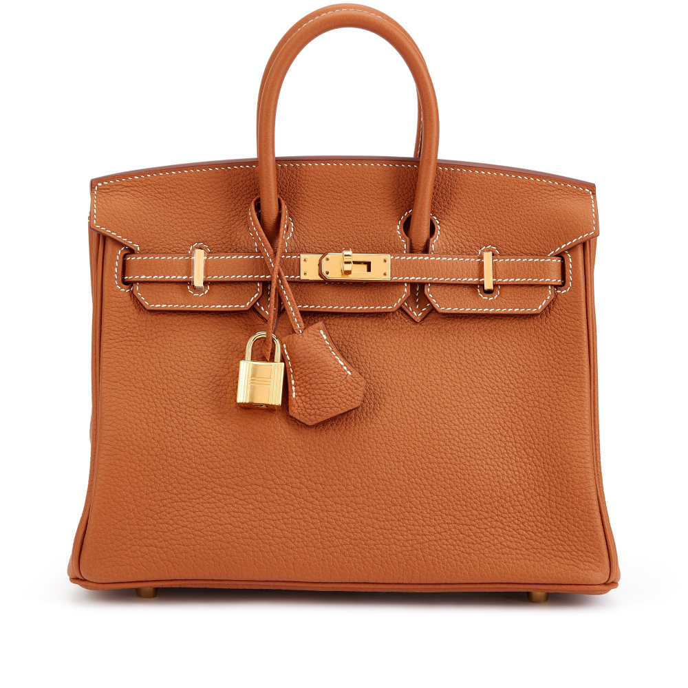Hermès Gold Togo Birkin 25 Gold Hardware, 2023