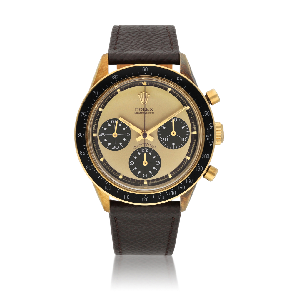 Lemon Paul Newman' Daytona, Ref. 6264 | A yellow gold chronograph wristwatch | Circa 1970