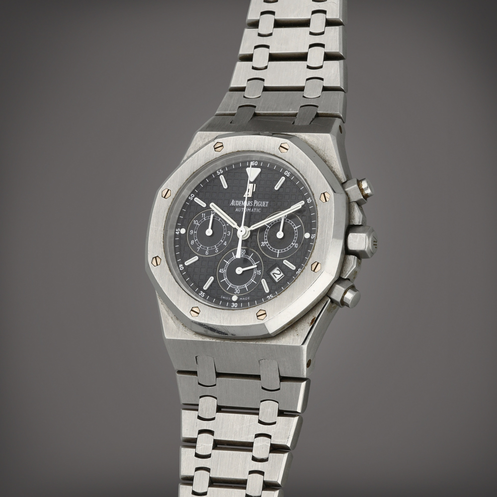 Audemars Piguet Royal Oak 'Kasparov', Reference 25860ST | A stainless steel chronograph wristwatch with date and bracelet | Circa 2002