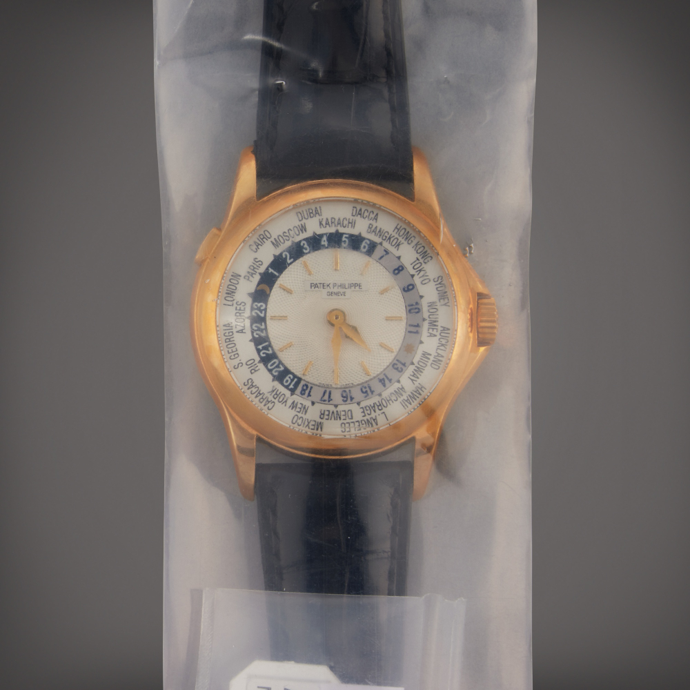 Reference 5110  A yellow gold world time wristwatch Singled Sealed Circa 2006    5110  2006