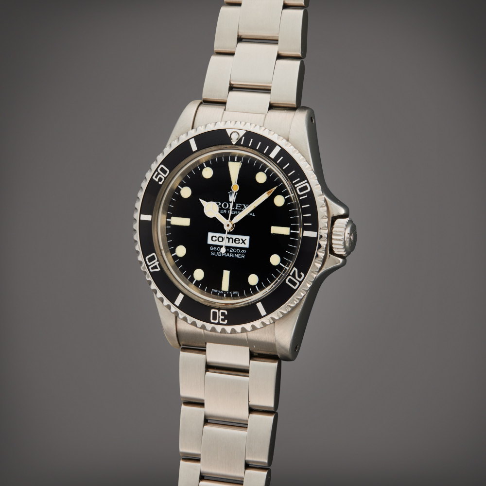 Reference 5514 Submariner Comex  A stainless steel automatic wristwatch with bracelet Circa 1977    5514 Submariner Comex  1977