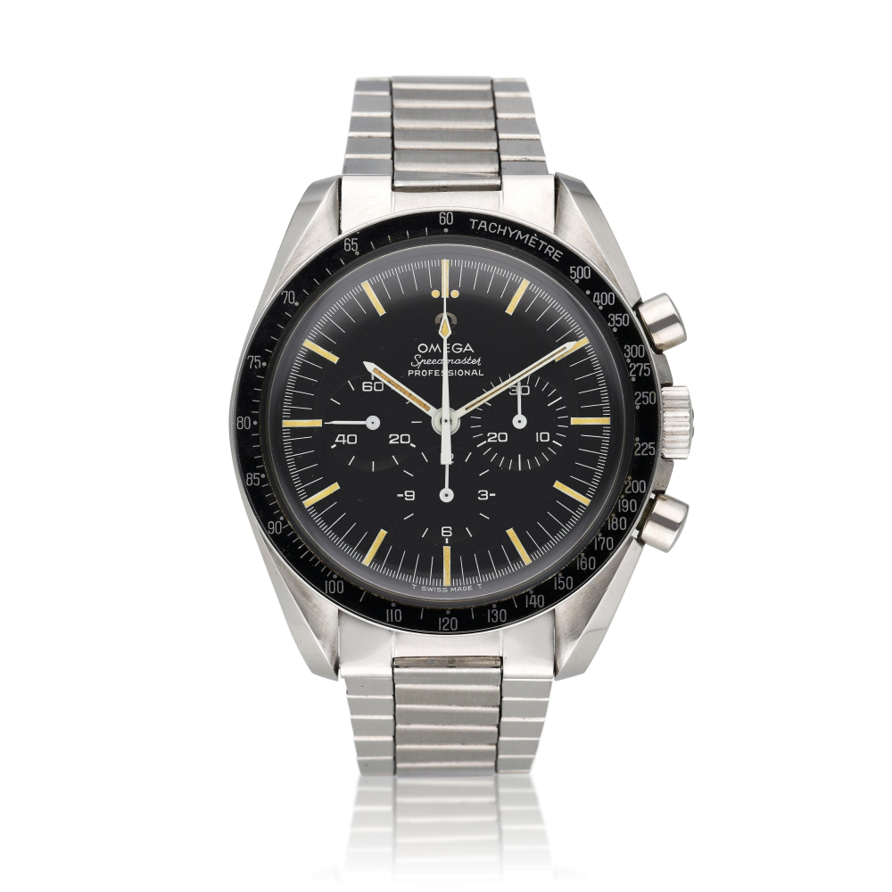 Reference 145022-68ST Speedmaster | A stainless steel chronograph wristwatch with bracelet, Circa 1968