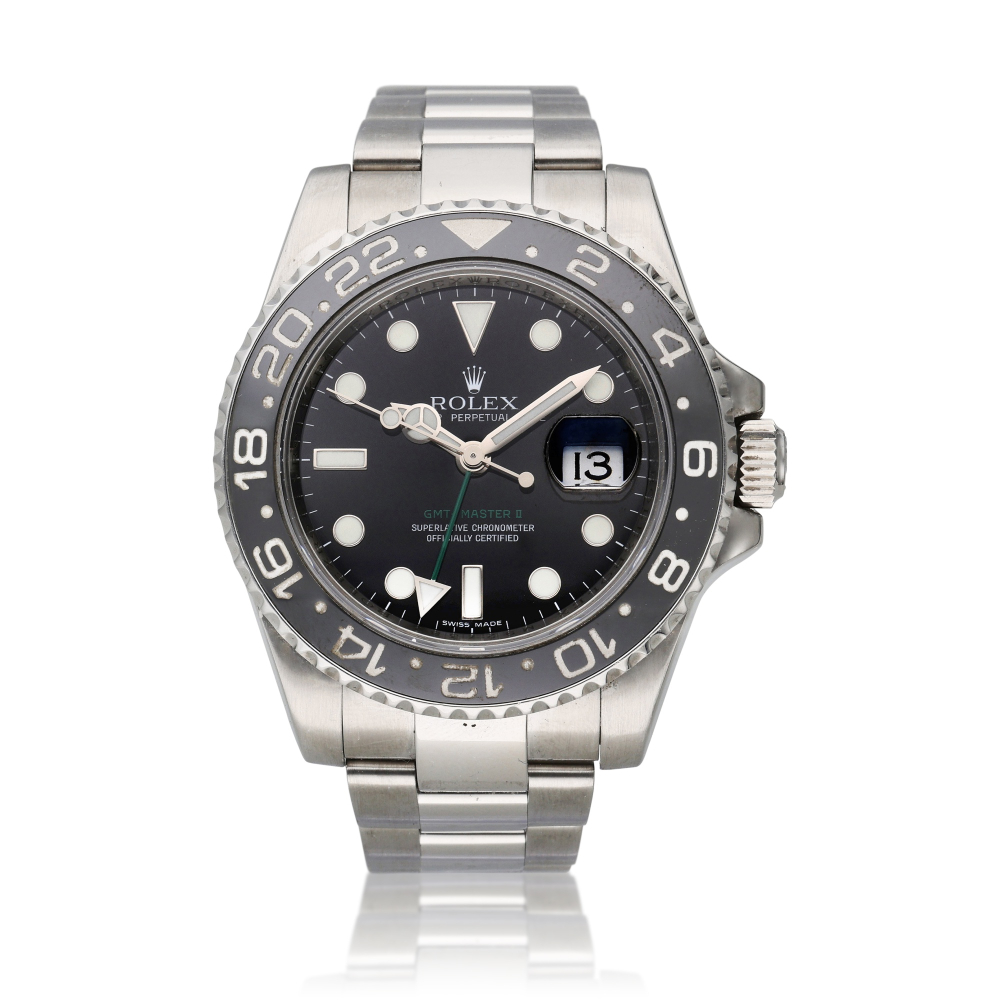 Reference 116710 GMT-Master II | A stainless steel automatic dual time wristwatch with date and bracelet, Circa 2009