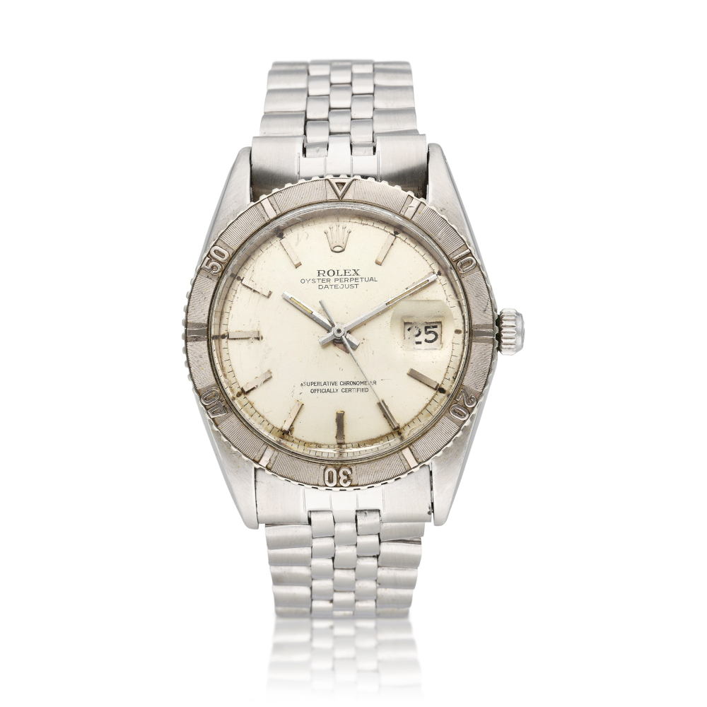 Reference 1625 Thunderbird | A stainless steel automatic wristwatch with date and bracelet, Circa 1968