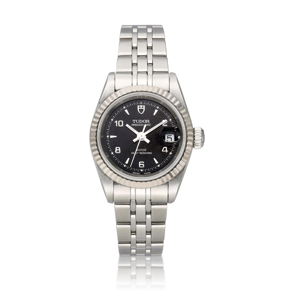 Reference 92414 Princess Date | A stainless steel automatic wristwatch with date and bracelet, Circa 2002