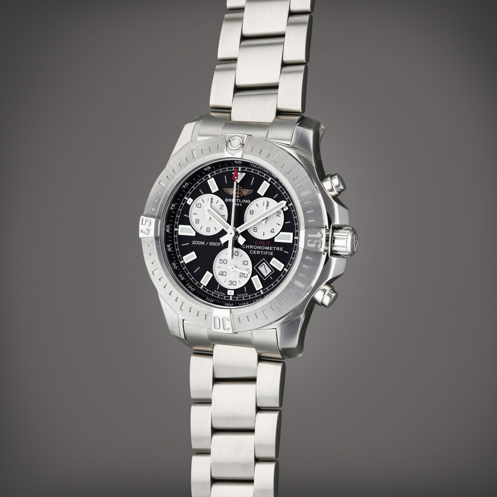 Reference A73388 Colt | A stainless steel chronograph wristwatch with date and bracelet, Circa 2015