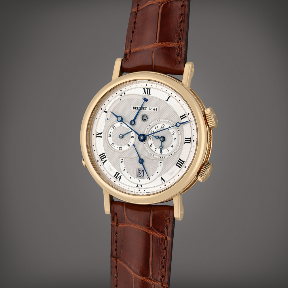 Reference 5707 Le Reveil Du Tsar | A yellow gold automatic dual time wristwatch with date, alarm, Day/Night, and power reserve indication, Circa 2010