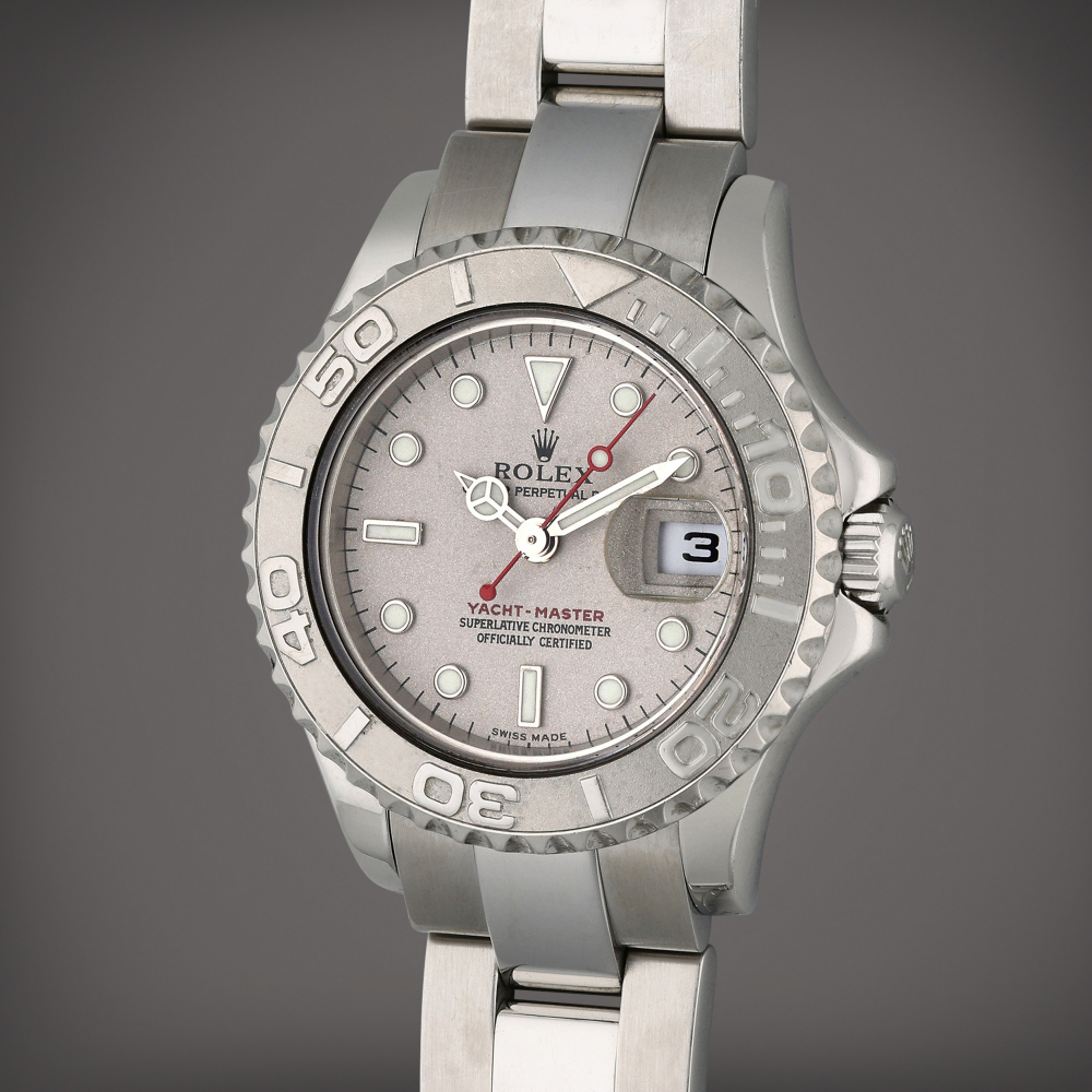 Reference 169622 Yacht-Master | A stainless steel and platinum automatic wristwatch with date and bracelet, Circa 2004