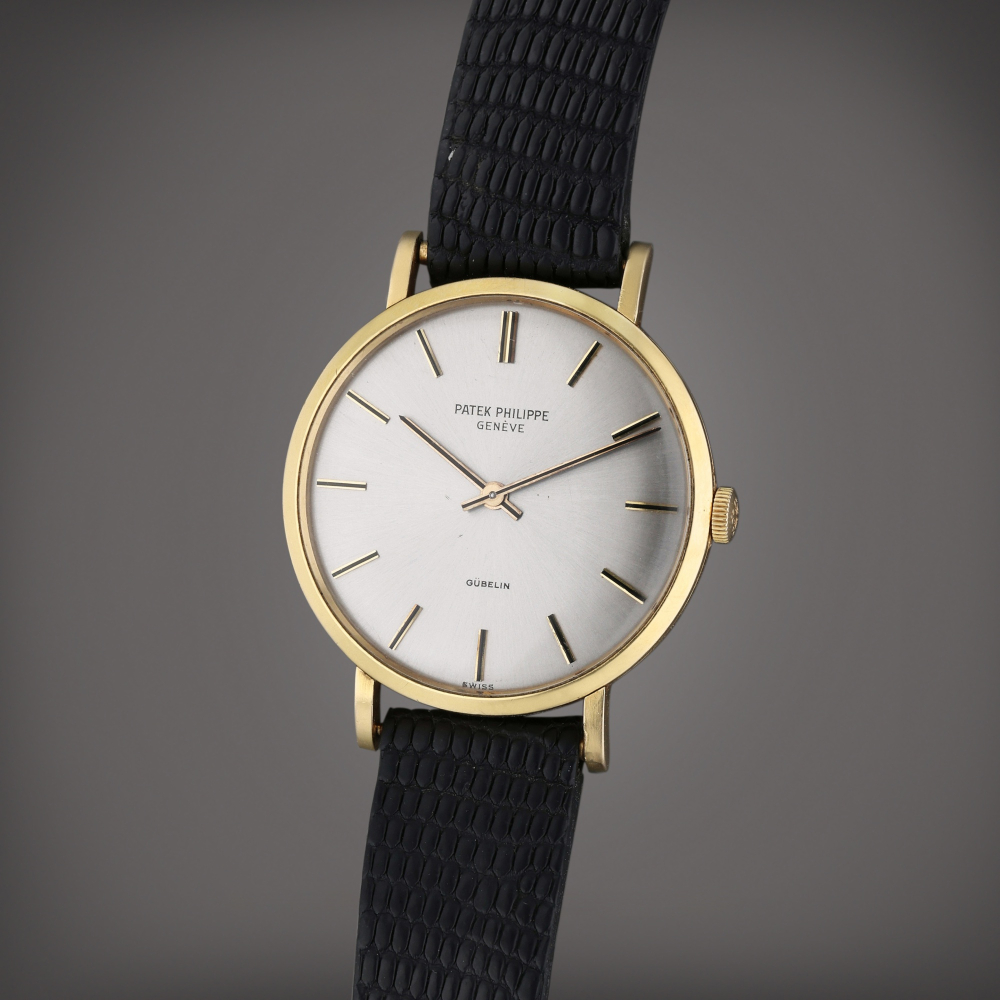 Reference 3468/3538 Calatrava | Retailed by Gubelin: A yellow gold wristwatch, Circa 1975