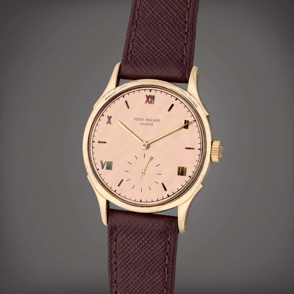 Reference 1589 Calatrava | A pink gold wristwatch, Made in 1948