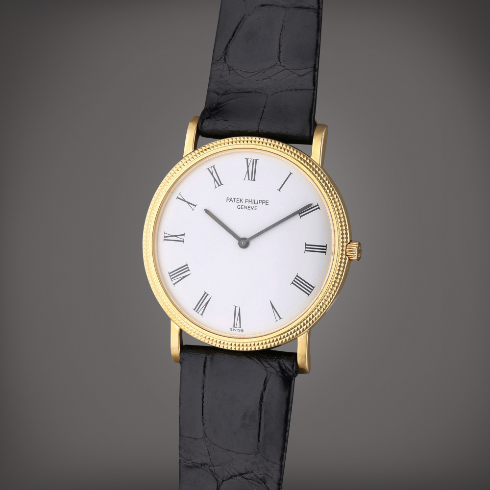 Reference 3520 Calatrava | A yellow gold wristwatch, Circa 1991