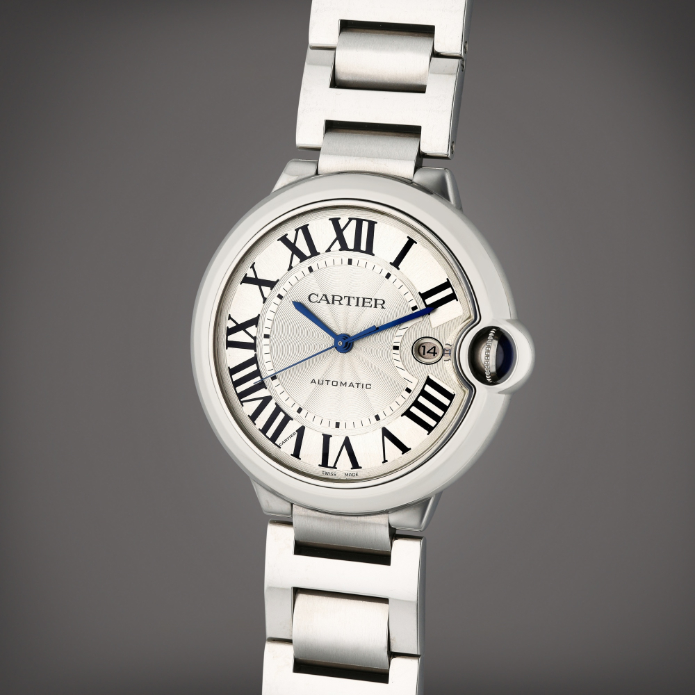 Reference 3001 Ballon Bleu | A stainless steel automatic wristwatch with date and bracelet, Circa 2010