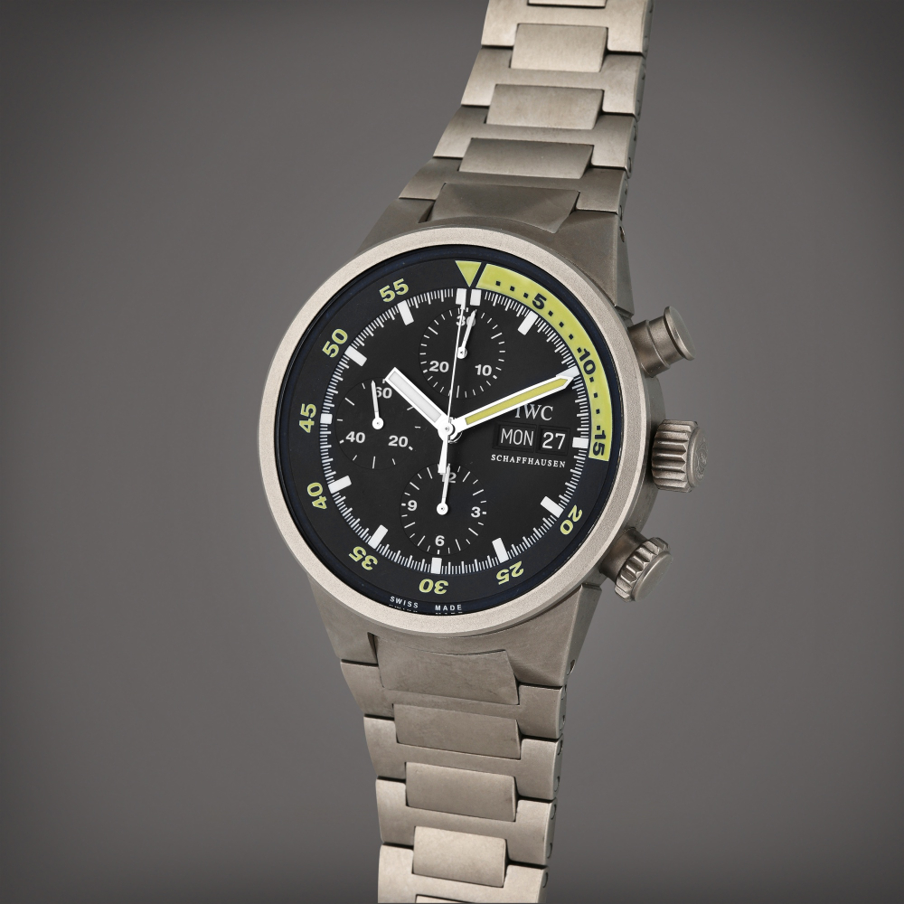 Reference IW3719-03 Aquatimer | A titanium automatic chronograph wristwatch with day and date, Circa 2005