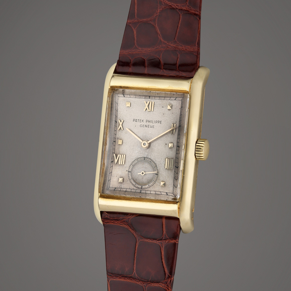 Reference 1493 | A yellow gold wristwatch, Made in 1951