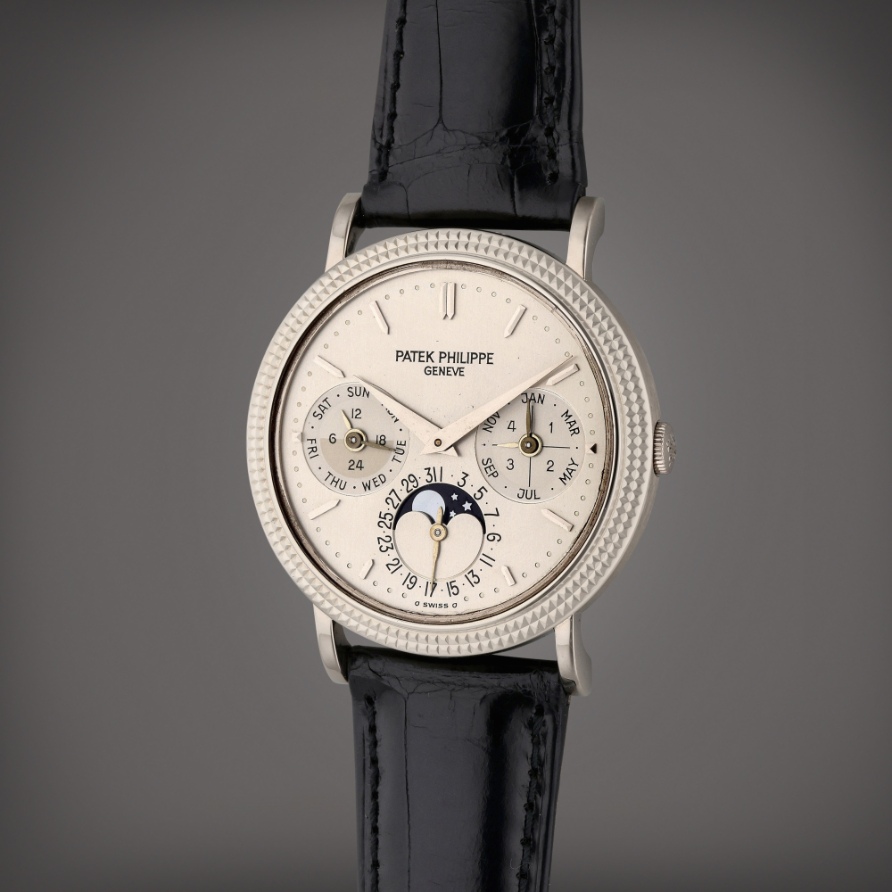 Reference 5039 | A white gold automatic perpetual calendar wristwatch with moon phases, Made in 1997