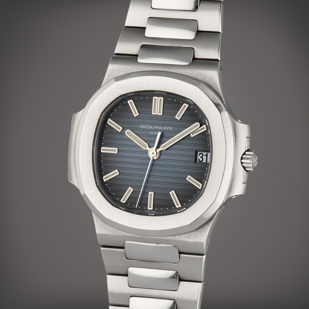 Reference 5800/1 Nautilus | A stainless steel automatic wristwatch with date and bracelet, Circa 2006