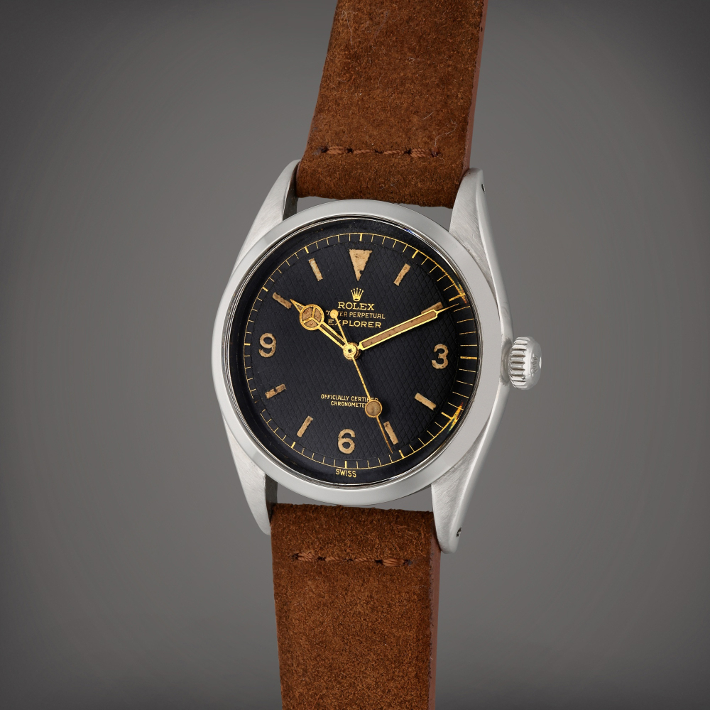 Reference 6350 Explorer | A stainless steel wristwatch, Circa 1953