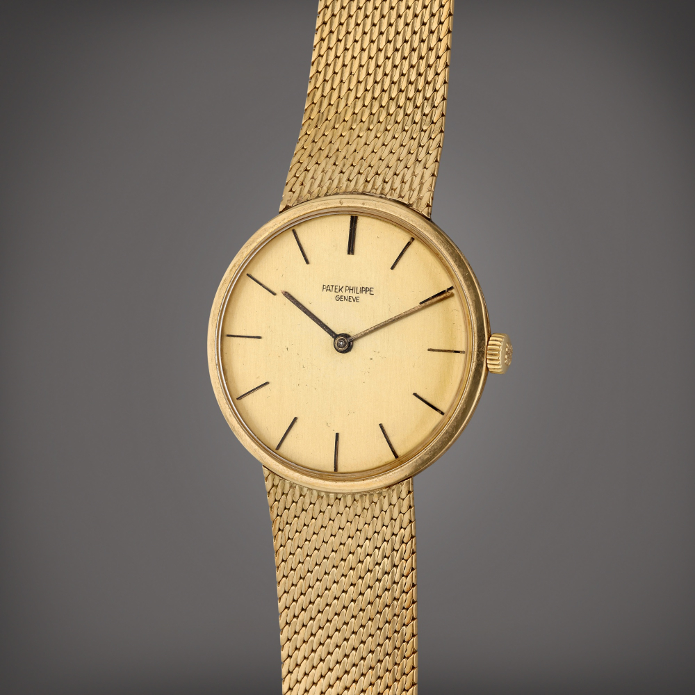 Patek Philippe Reference 3484/2 | A yellow gold bracelet watch, Circa 1970