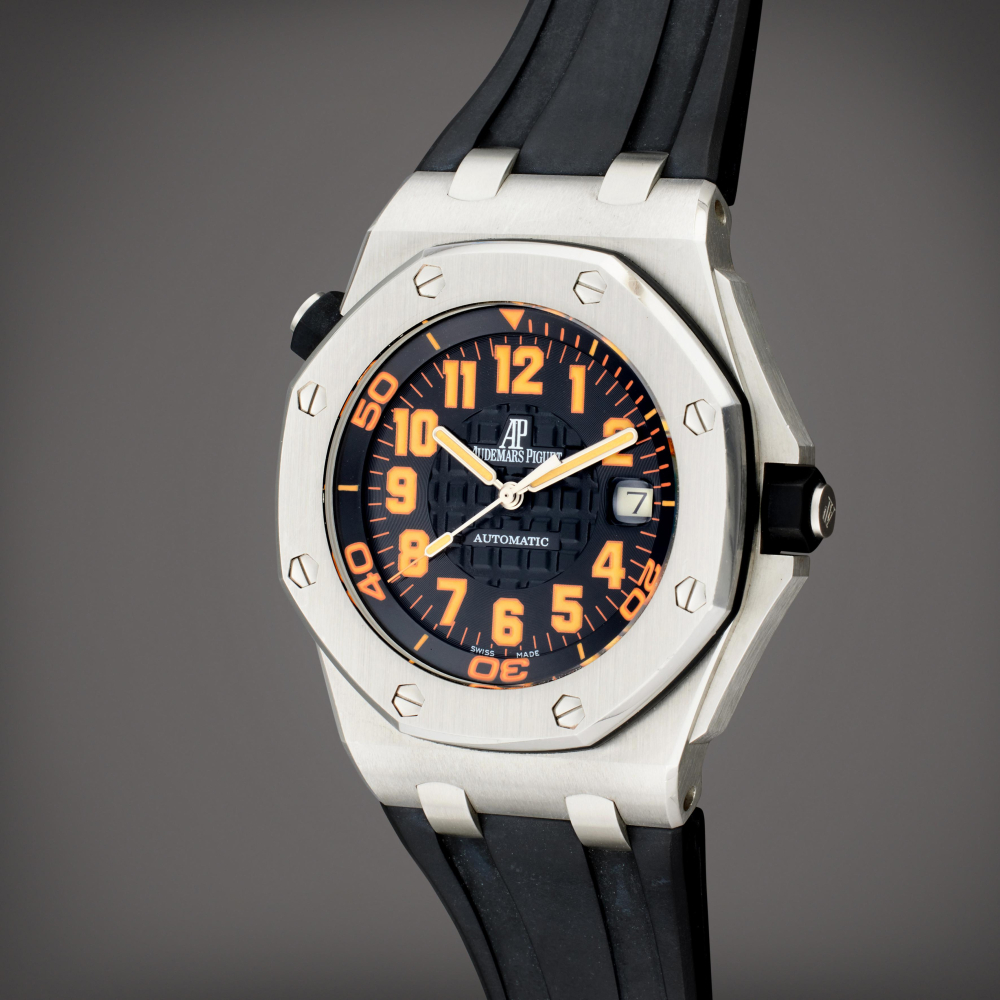 Audemars Piguet Reference 15701ST.OO.D002CA.01 Royal Oak Offshore Scuba 'Boutique Edition' | A limited edition stainless steel automatic wristwatch with date, Circa 2006