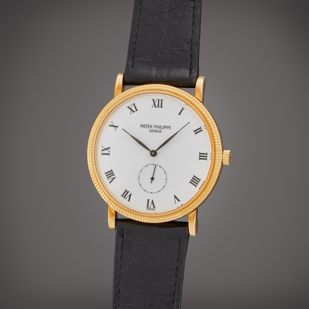 Patek Philippe Reference 3919 Calatrava | A yellow gold wristwatch, Circa 1986